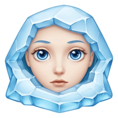 Your eyes like icebergs sticker