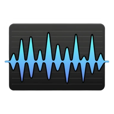 full black audio spectrum, the spectrum is black sticker