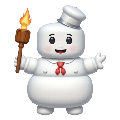 marshmallow guy sticker
