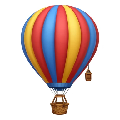 Heissluftballonen emoji für kopieren sticker