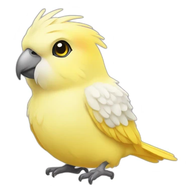 cute-yellow-cockatiel-withPC sticker