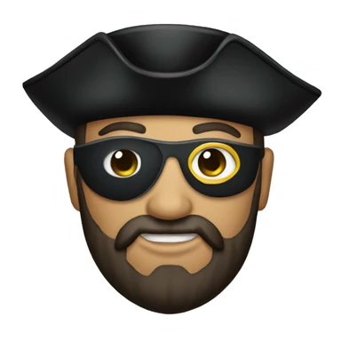 pirate eyepatch sticker