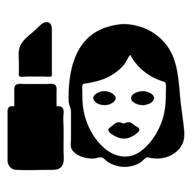 beleza, modern icon style, clean lines, minimal, beauty theme sticker