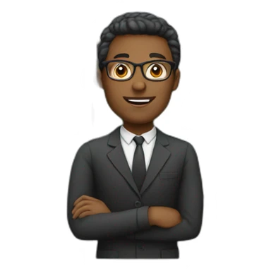 teacher with blackboard sticker