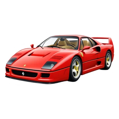 F 40 Ferrari sticker
