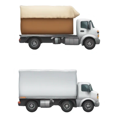 a truck without wheels sticker