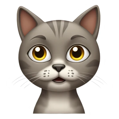 Annoyed cat sticker