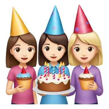 Girls celebrating at Costco sticker