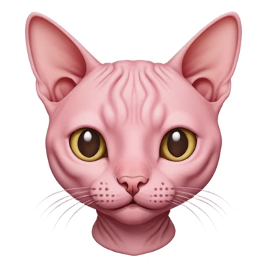 Hairless cat sticker