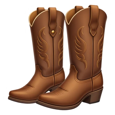 two cowboy boots  sticker