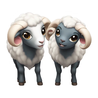 Rem and ram  sticker