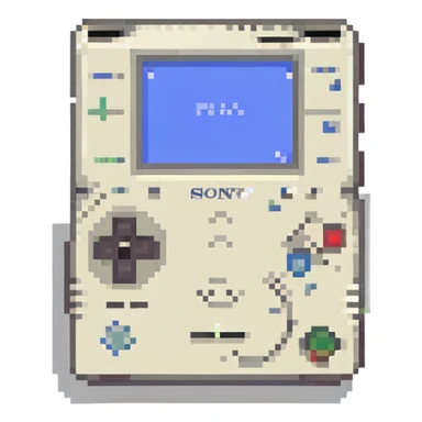 белый плеер Sony, no background sticker