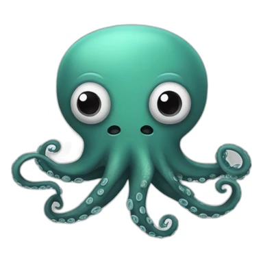 Octopus with a chumkin sticker