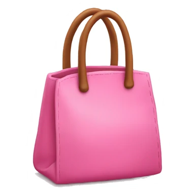 Small pink bag sticker