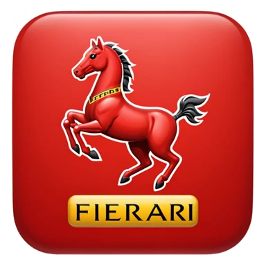 Scuderia ferrari logo sticker