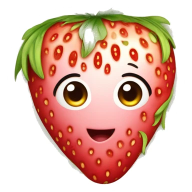 Kawaii strawberry  sticker
