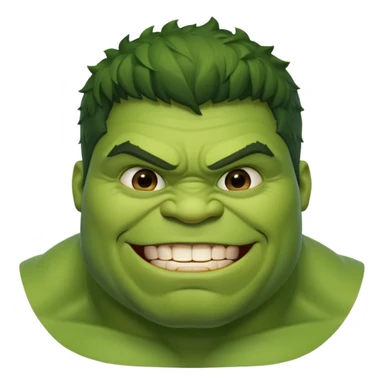 Fat funny Hulk sticker