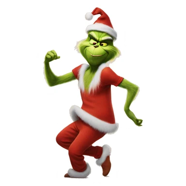 The grinch dancing  sticker
