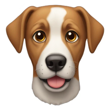 Perro con silbato sticker