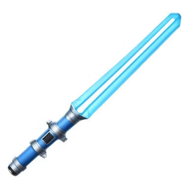 Blue lightsaber sticker