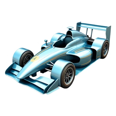 racing car with motion lines sticker