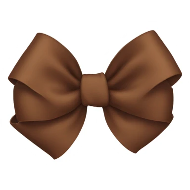 brown bow sticker