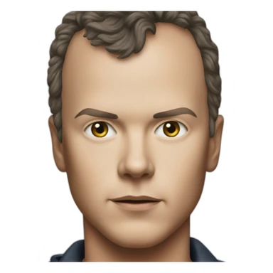 young michael keaton sticker
