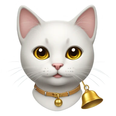 Cat with Bell  sticker