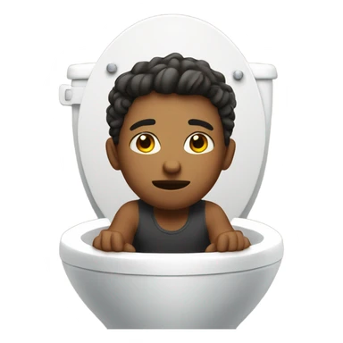Me sitting on the toilet sticker