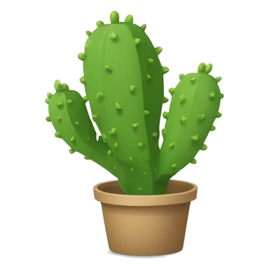 single flat Nopal without pot sticker