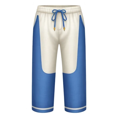 pantalones de playa  blancos sticker