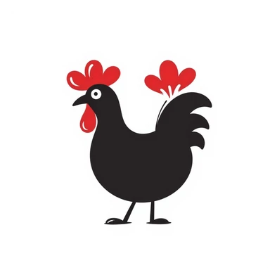 Rooster sticker
