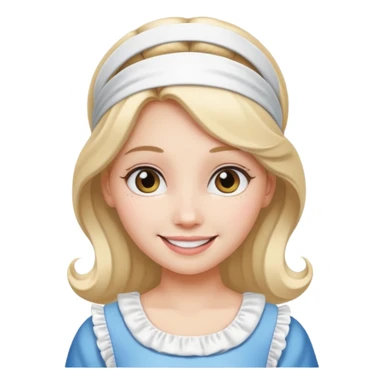 Alice Princess with headband sticker