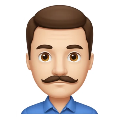 Adolf Hitler moustache carré  sticker