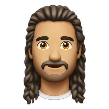 hombre rubio poco pelo sticker