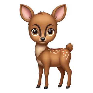 baby deer sticker