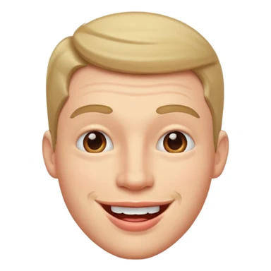 White Guy with big lips sticker