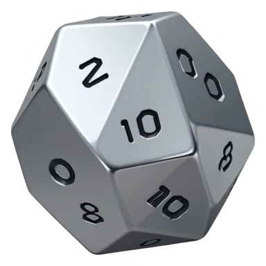 Dice d20 sticker