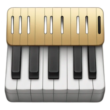 piano keyboard sticker