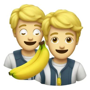 triple banana sticker