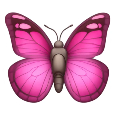 Pink butterfly with goggles sticker