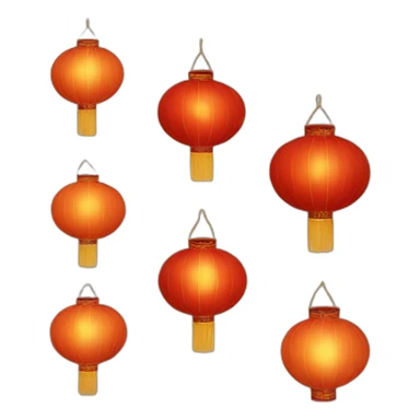 chinese lantern sticker