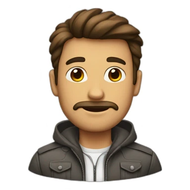 Hombre con pasamontañas sticker