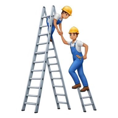 step up the ladder sticker
