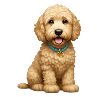 Mini golden doodle  sticker