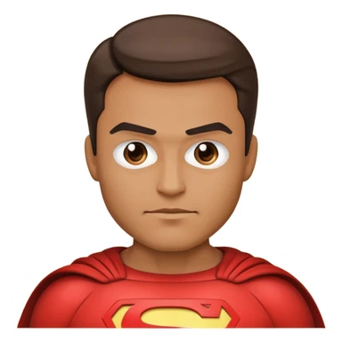 Generate super hero abstract emoji, father in superhero family sticker