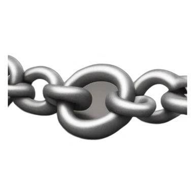 broken chain link sticker