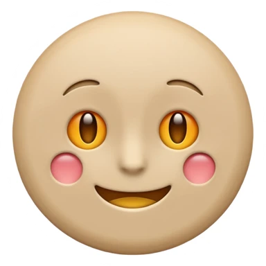 beige color emoji sticker