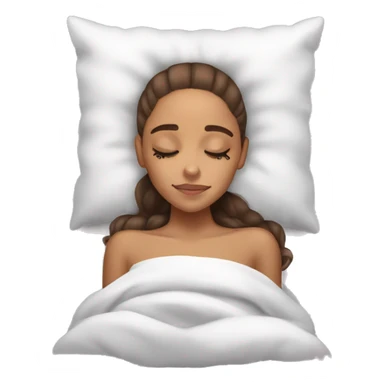 Ariana Grande sleeping sticker