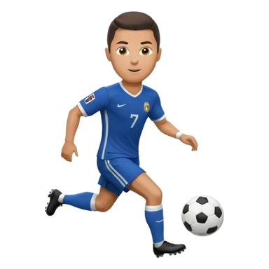 He does Cristiano Ronaldo but with his back to the camera sticker